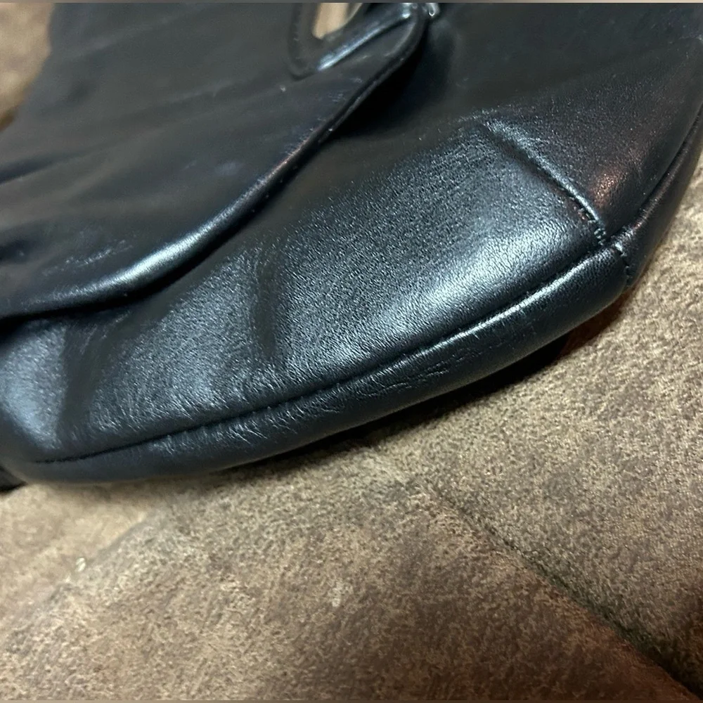 Coach Kristin Black Leather Shoulder Bag - Picture 10 of 11